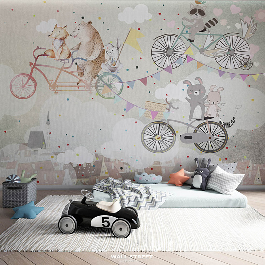Фотообои в интерьере артикул Felicita 6, СЧАСТЬЕ / FELICITA, Wall street
